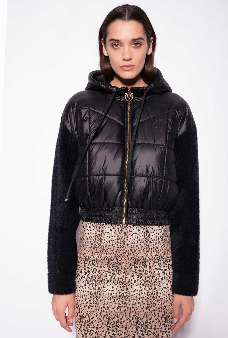 Dámské Bundy Pinko Faux Fur Černé | CZ-36918579