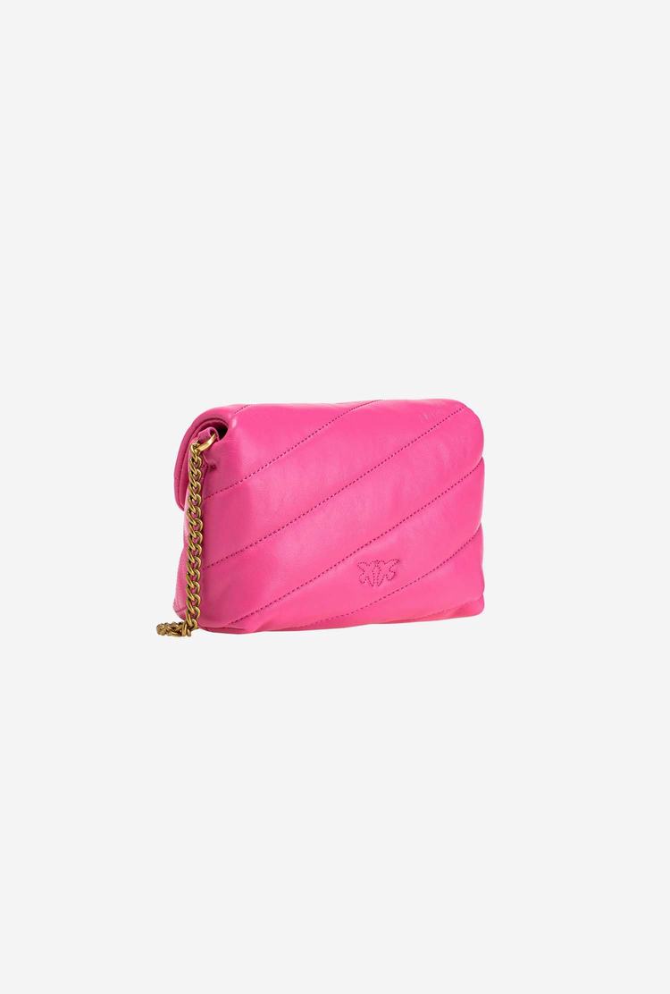 Dámské Crossbody Kabelky Pinko Baby Love Bag Puff Maxi Quilt Fuchsie Zlaté | CZ-94710359