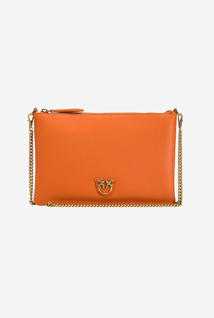 Dámské Crossbody Kabelky Pinko Byty Love Bag Simply Oranžové Zlaté | CZ-28913749