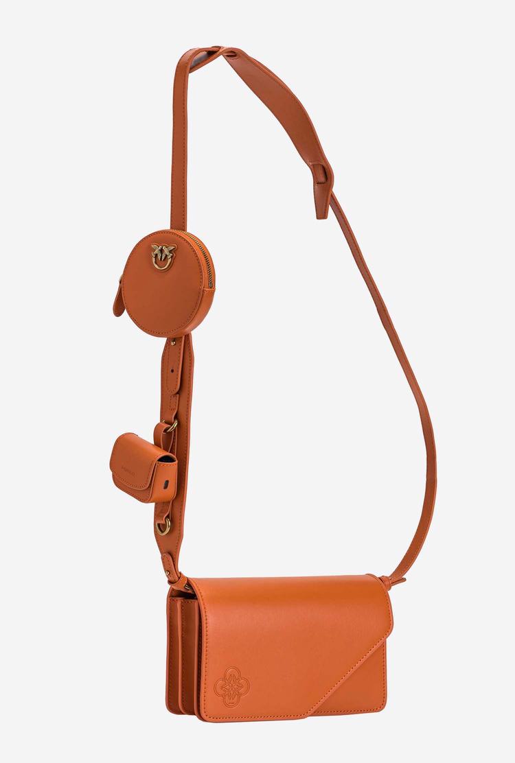 Dámské Crossbody Kabelky Pinko Letter Bag Minimal Pocket Oranžové Zlaté | CZ-27830619