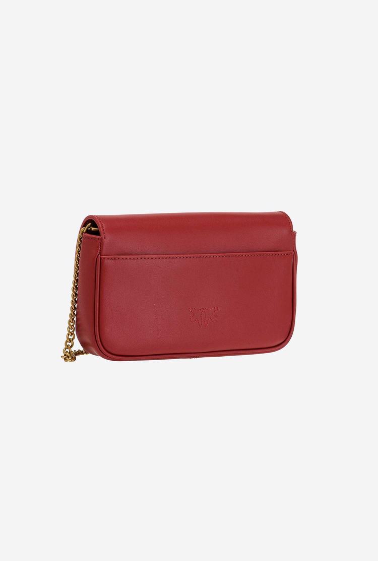 Dámské Crossbody Kabelky Pinko Love Bag Pocket Simply Červené Zlaté | CZ-78152039