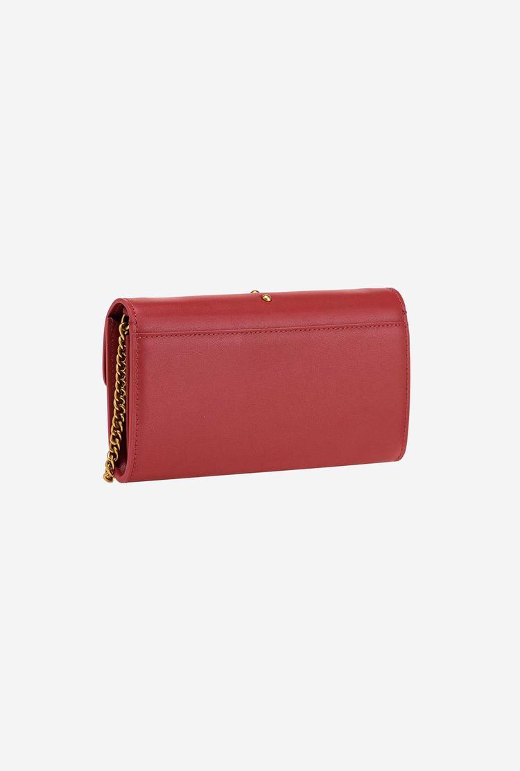 Dámské Crossbody Kabelky Pinko Love Bag Simply Červené Zlaté | CZ-79650819