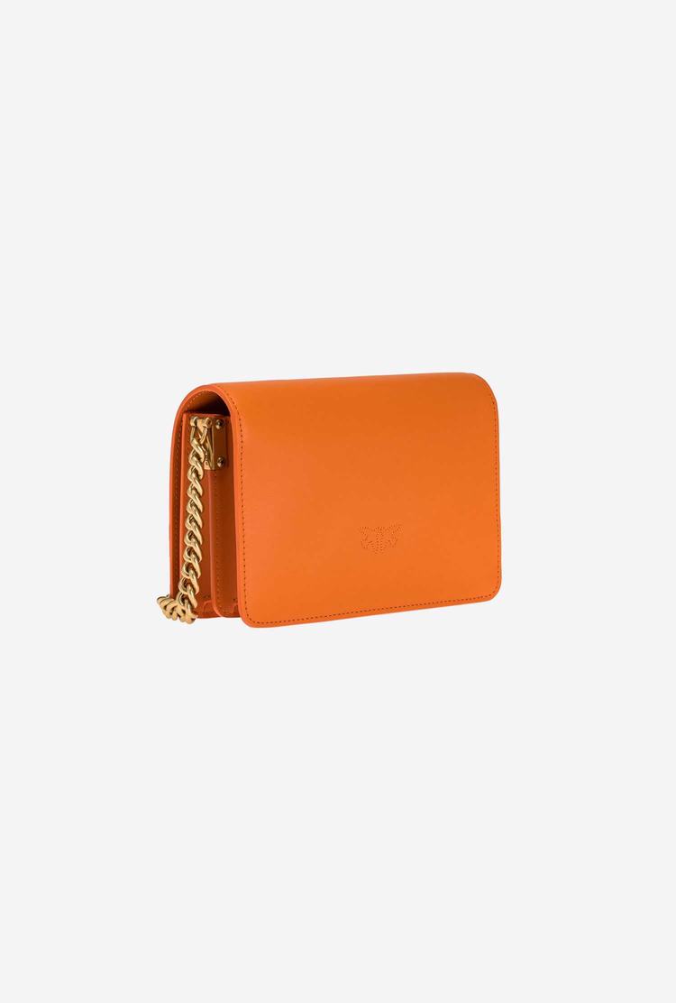 Dámské Crossbody Kabelky Pinko Mini Love Bag Click Simply Oranžové Zlaté | CZ-20846139