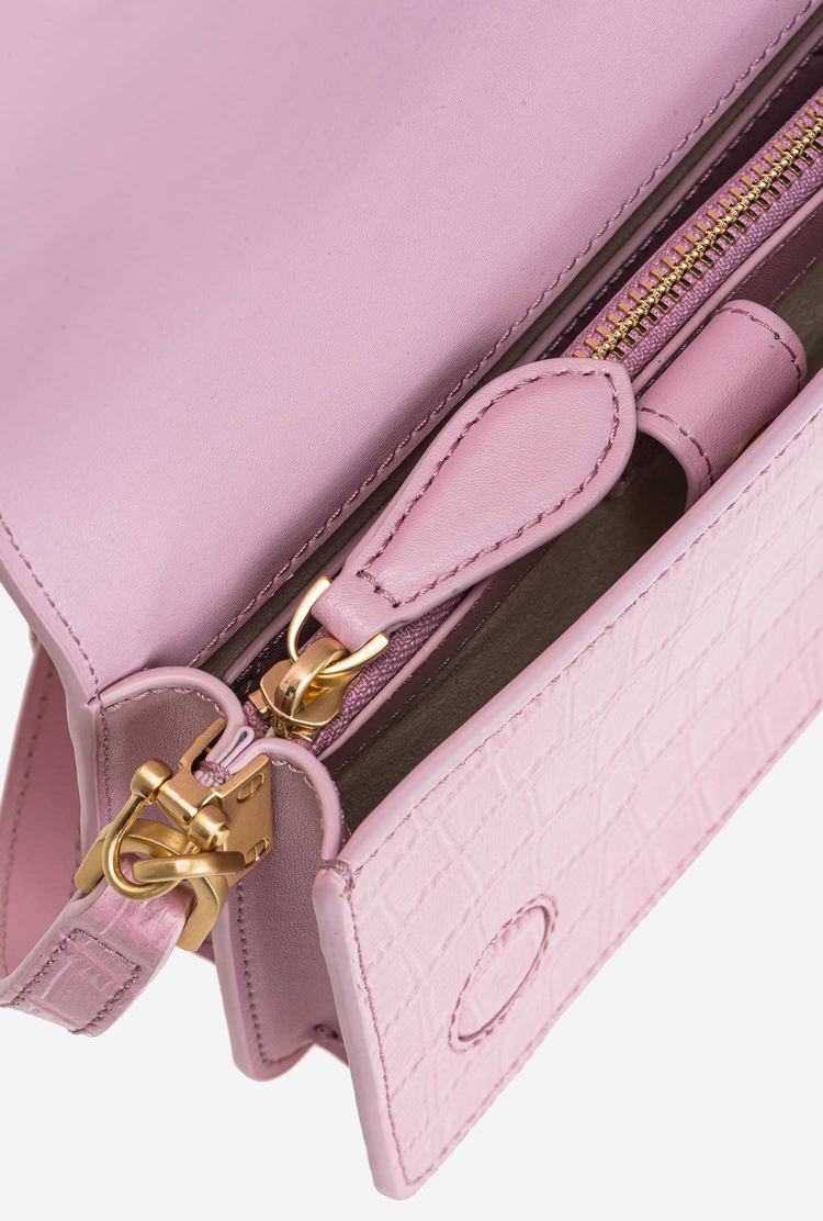 Dámské Crossbody Kabelky Pinko Mini Love Bag Click Pure Shapes Růžové Zlaté | CZ-89713629