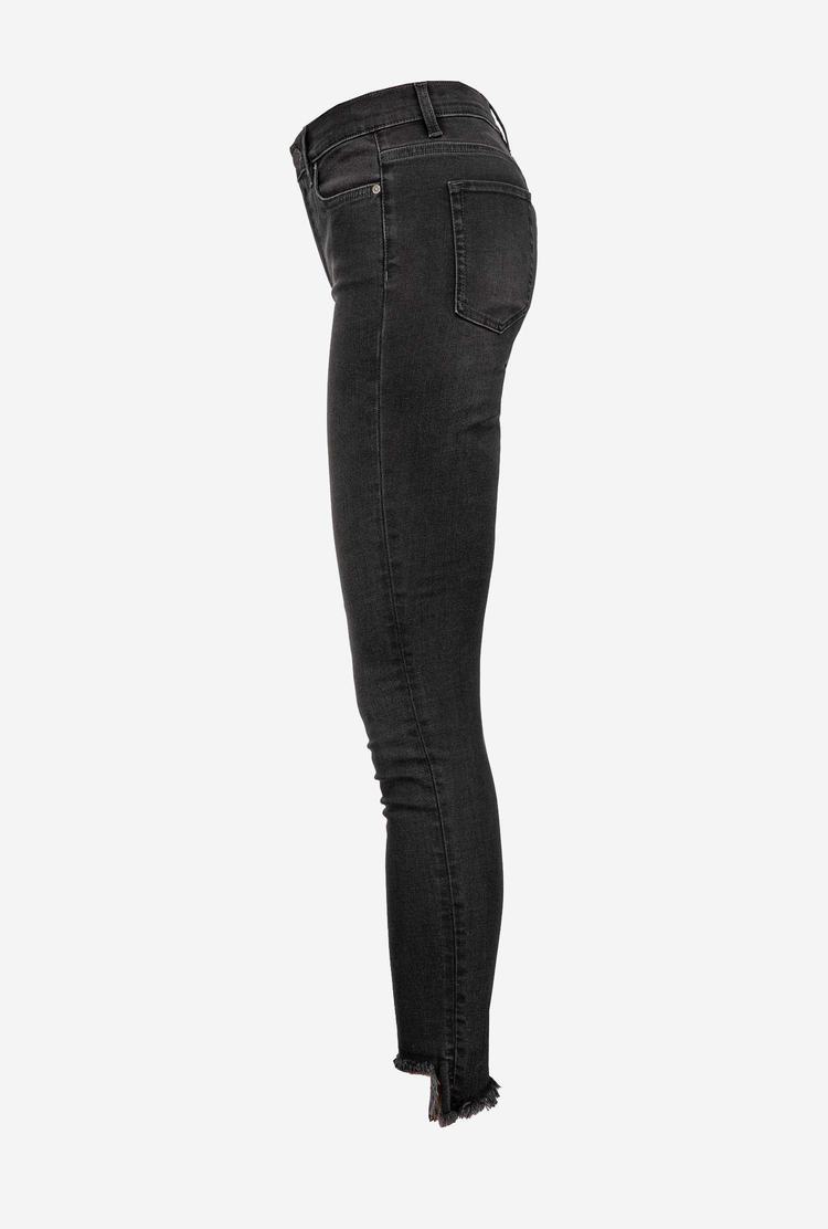 Dámské Džíny Pinko Hubená Black Stretch Denim Černé | CZ-73029189