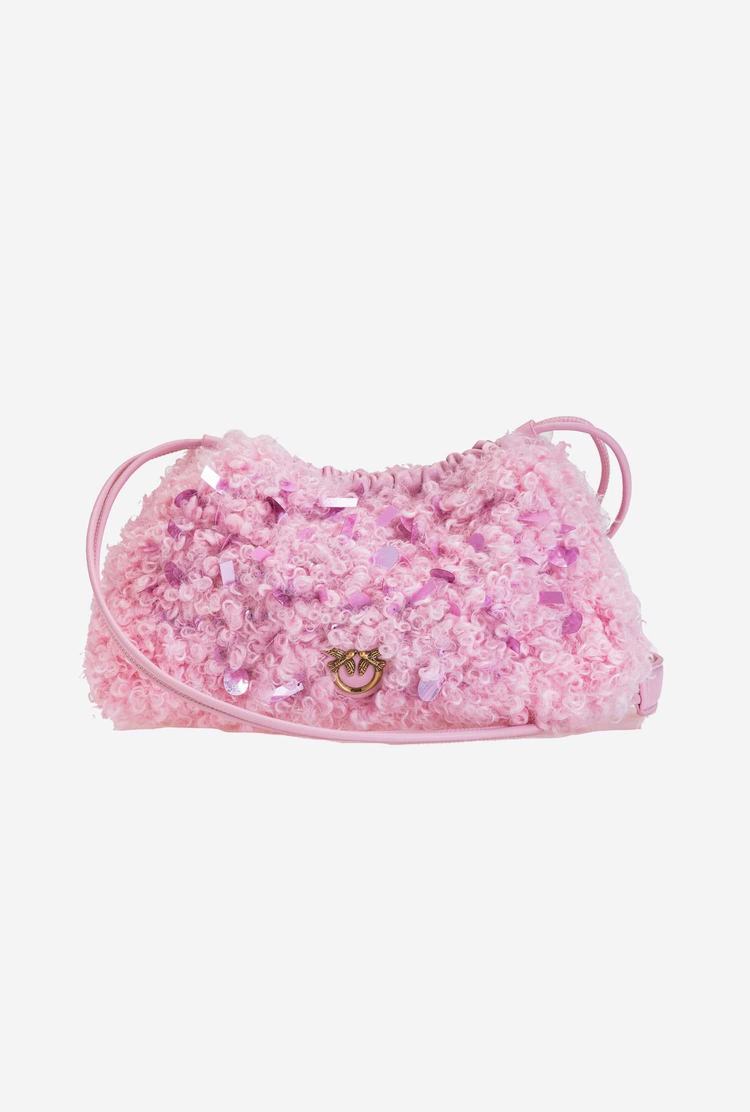 Dámské Kabelky Pinko Classic Pouch Bag Neon Curls Růžové Zlaté | CZ-74380529