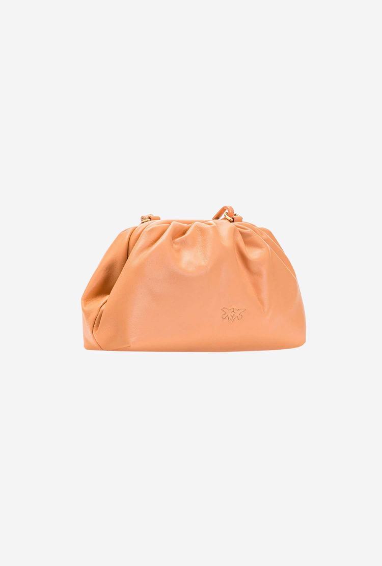 Dámské Kabelky Pinko Mini Chain Clutch Block Colour Světle Oranžové | CZ-39126709