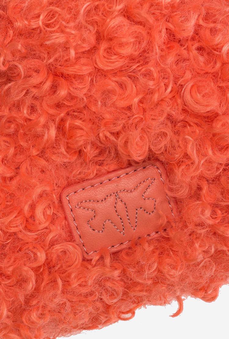 Dámské Kabelky Pinko Mini Pouch Bag Neon Curls Oranžové Zlaté | CZ-46719309