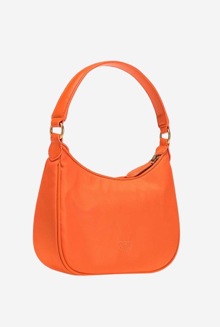 Dámské Kabelky Přes Rameno Pinko Mini Half Moon Bag Recycled Oranžové Zlaté | CZ-57964039