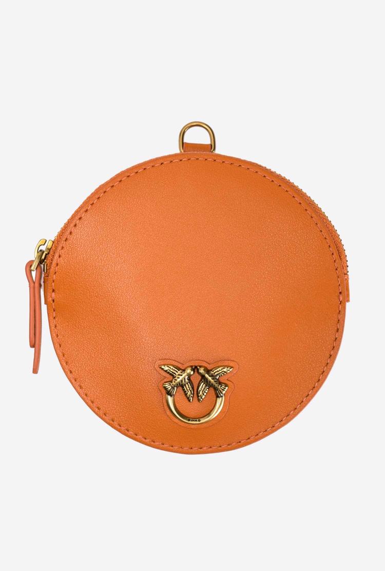 Dámské Peněženky Pinko Necklace Mini Love Bag Simply Oranžové Zlaté | CZ-58206379