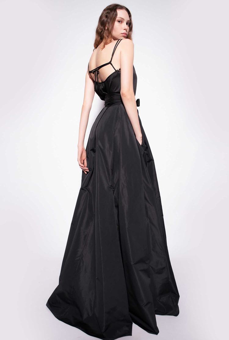 Dámské Sukně Pinko Taffeta Maxi Černé | CZ-98437129