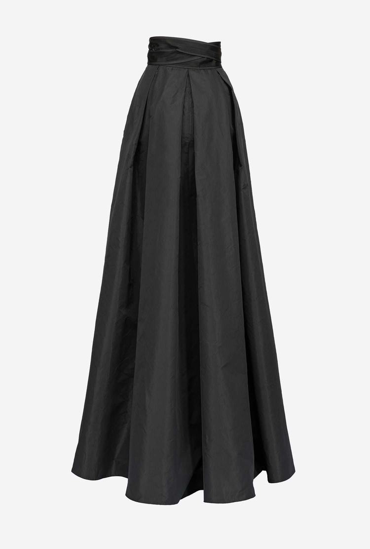 Dámské Sukně Pinko Taffeta Maxi Černé | CZ-98437129