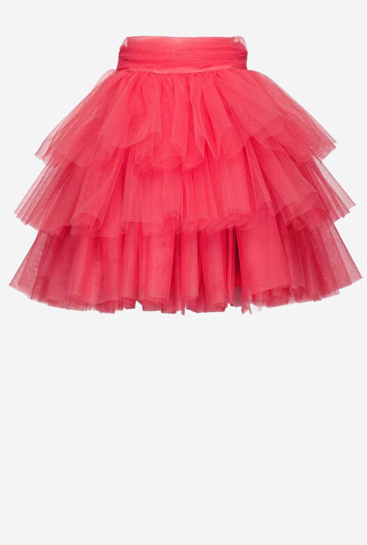 Dámské Sukně Pinko Tulle Mini Hnědé Růžové | CZ-29104659