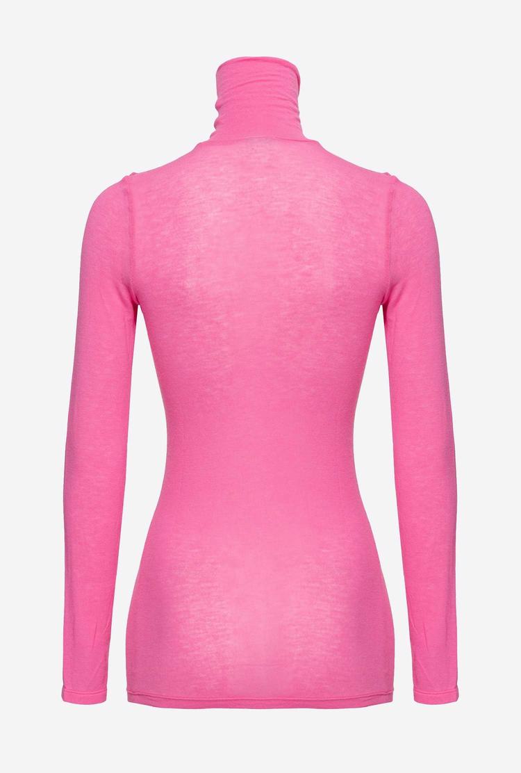 Dámské Svetry Pinko Cashmere-blend Růžové | CZ-01953649