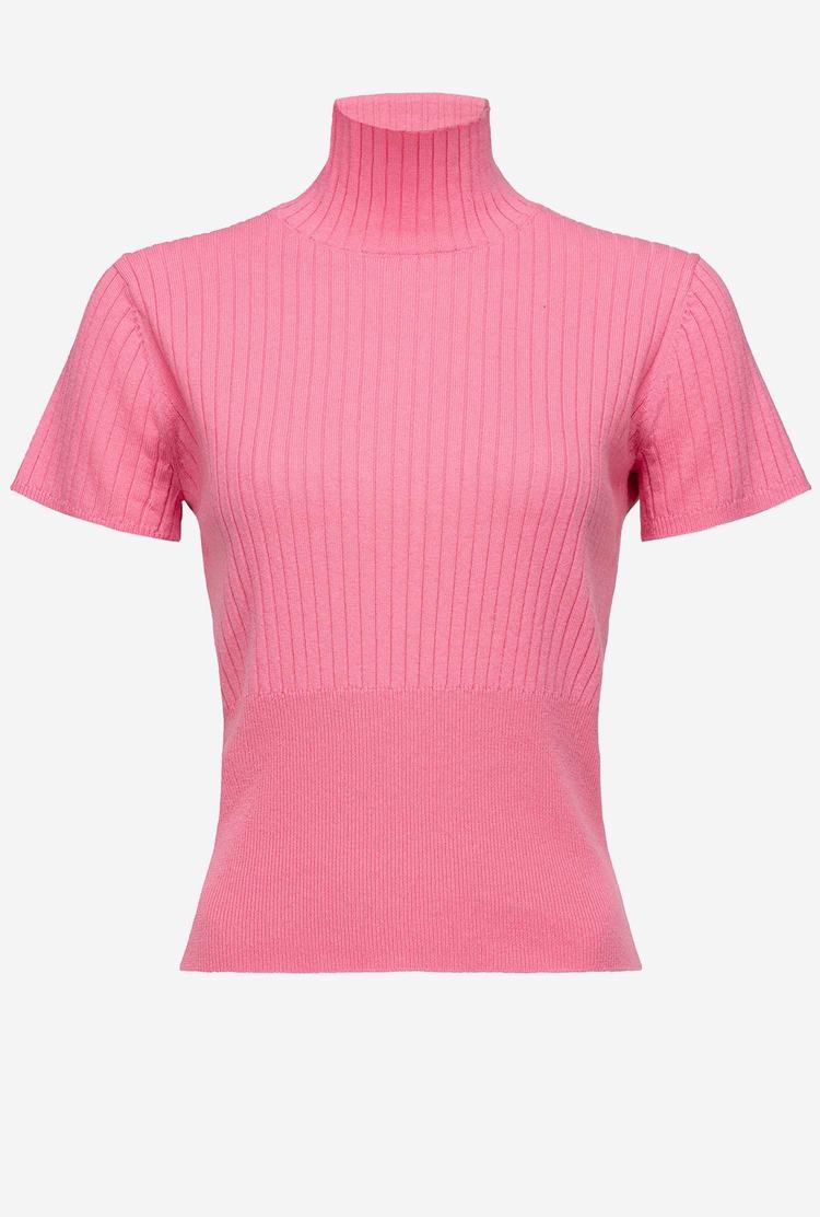 Dámské Tričko Pinko Krátké-sleeved Růžové | CZ-20645989