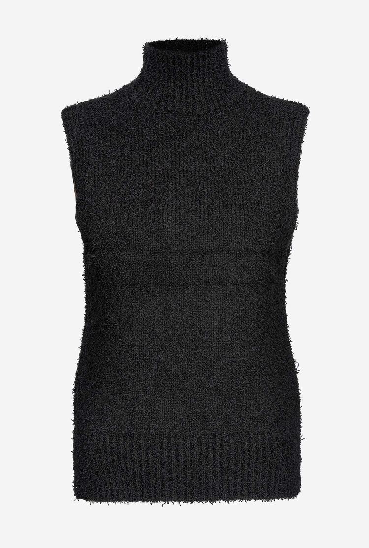 Dámské Vesty Pinko Turtleneck Černé | CZ-96350419