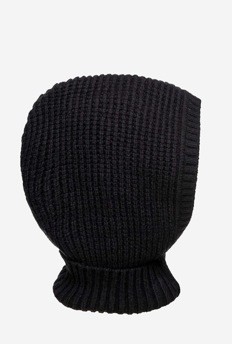 Dámské Čepice Pinko Vlna Balaclava Černé | CZ-46250979