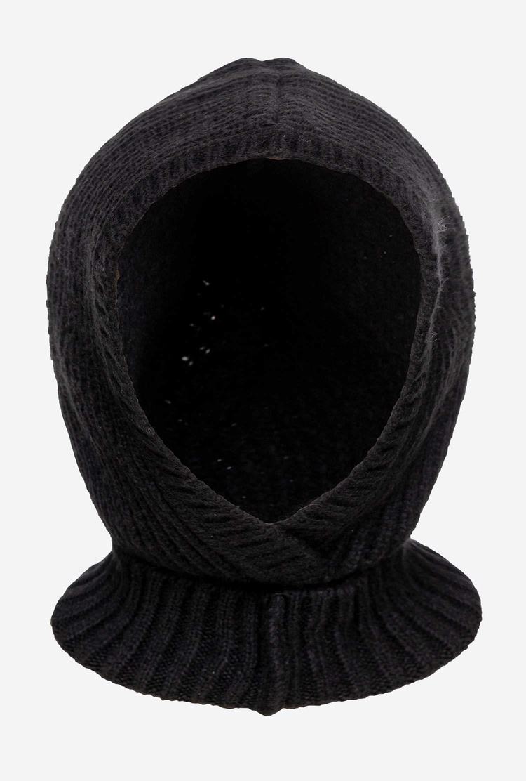 Dámské Čepice Pinko Vlna Balaclava Černé | CZ-46250979