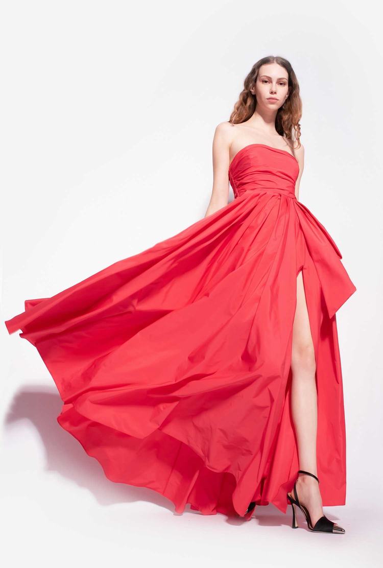 Dámské Šaty Pinko Long Taffeta Růžové | CZ-31859679