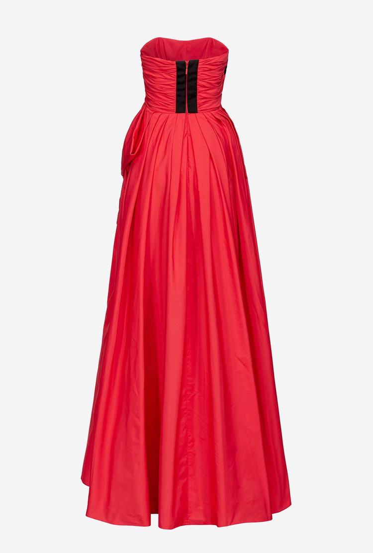 Dámské Šaty Pinko Long Taffeta Růžové | CZ-31859679