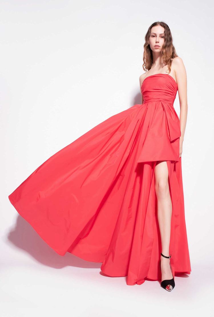 Dámské Šaty Pinko Long Taffeta Růžové | CZ-31859679