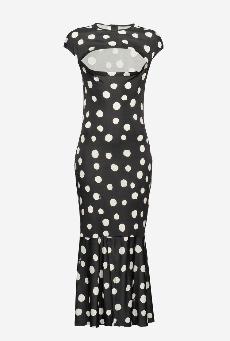 Dámské Šaty Pinko Polka-dot Print Černé Bílé | CZ-59348209