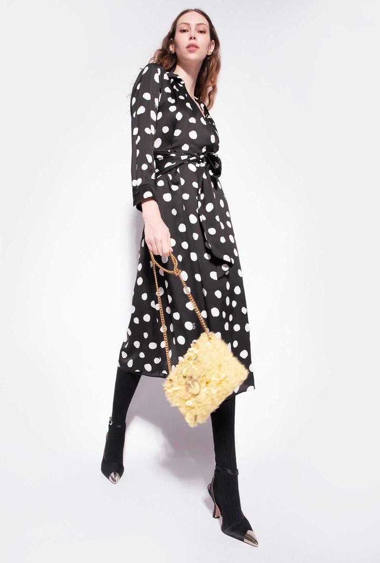 Dámské Šaty Pinko Polka-dot Černé Bílé | CZ-91350869