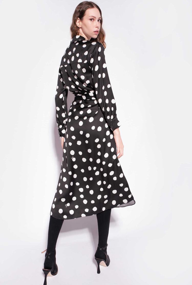 Dámské Šaty Pinko Polka-dot Černé Bílé | CZ-91350869