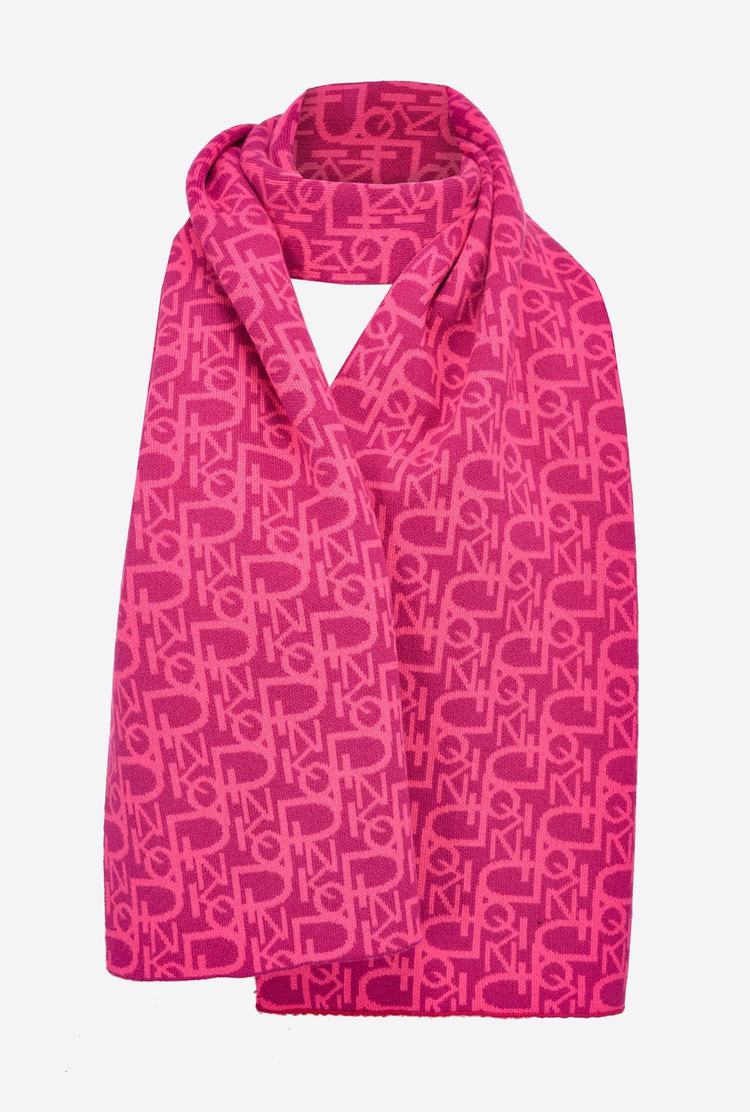 Dámské Šátky Pinko Monogram Fuchsie Růžové | CZ-32760819